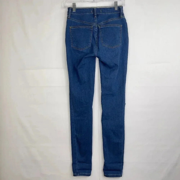 Free People Skinny Distress Jeans Size 25 - Picture 2 of 13